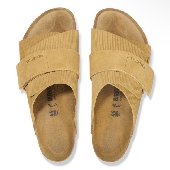 Birkenstock Shoes - Birkenstock Kyoto Suede Embossed Sandals